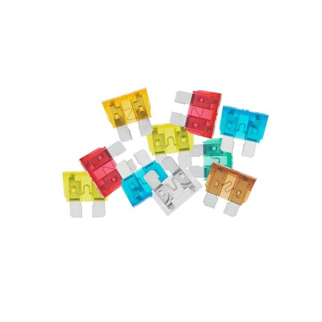 ProPlus Steekzekeringen set - Assorti - 10 stuks - Diverse ampères