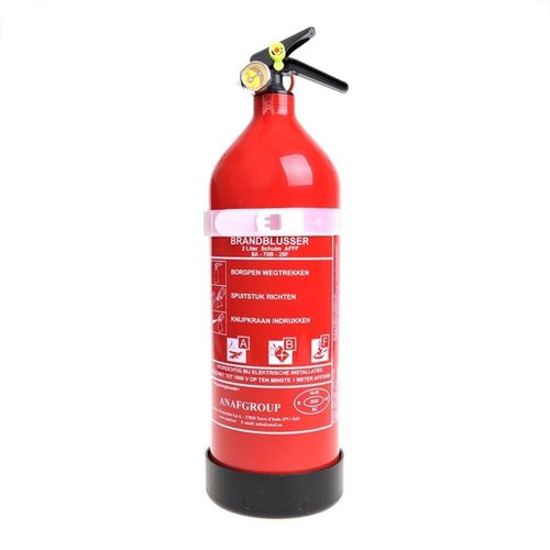 Pro Plus Brandblusser met Manometer- Schuim - Brandklasse ABF - 2000 ml Pro Plus Brandblusser met Manometer- Schuim - Brandklasse ABF - 2000 ml