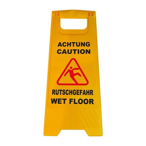 Pro Plus Waarschuwingsbord "Opgepast gladde vloer" Pro Plus Waarschuwingsbord "Opgepast gladde vloer"