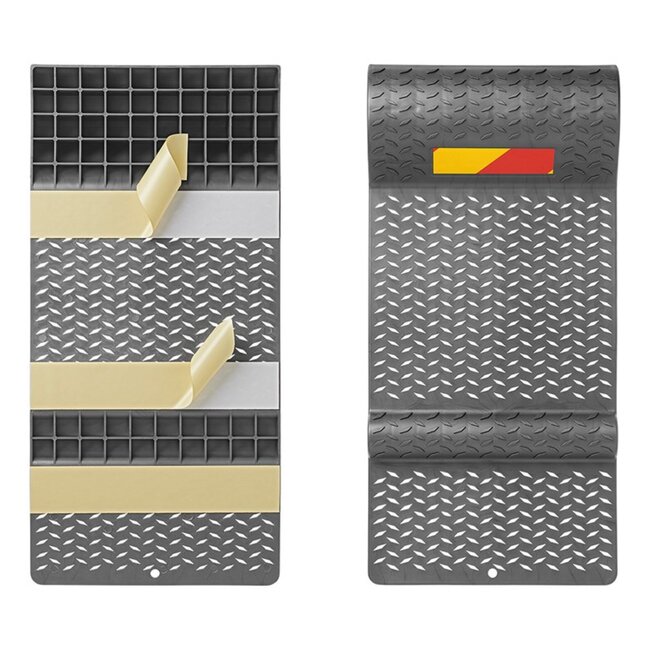 ProPlus Parkeermat - Zelfklevend en Voorgeboord - 52 x 25 x 5,5 cm - Grijs