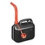 ProPlus Jerrycan 5 liter - kunststof - zwart - UN-gekeurd - met flexibele vulslang