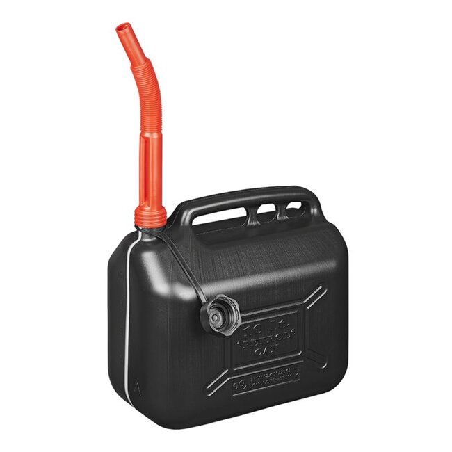 ProPlus Jerrycan - 10 liter - kunststof - zwart - UN-gekeurd