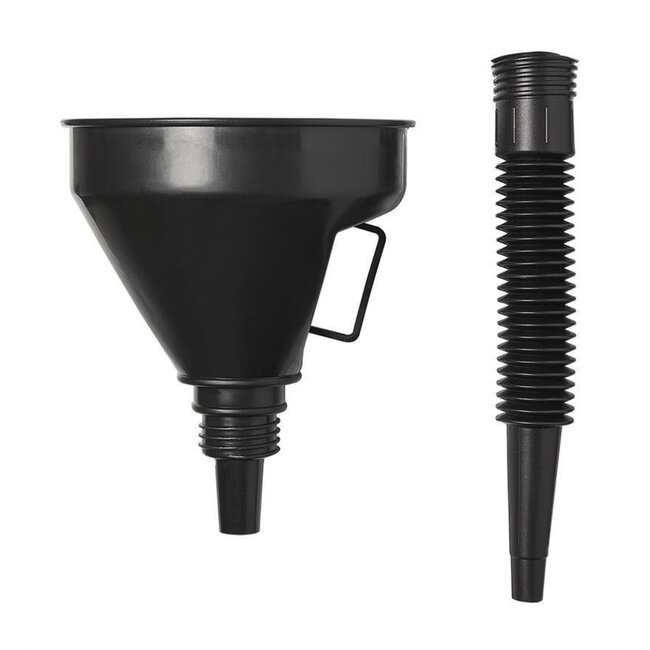 ProPlus Flexibele trechter - Kunststof - 38 cm - Zwart