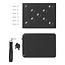 ProPlus Stalen kluis met slede - Compact en robuust - 225 x 165 x 85 mm - Zwart