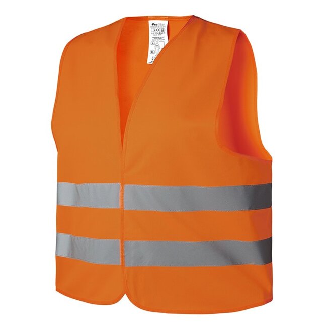 ProPlus Reflecterend veiligheidsvest - neon oranje - one size - klittenbandsluiting
