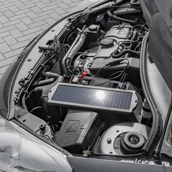 ProPlus Solar druppellader - 12 Volt - 1.5 Watt - Milieuvriendelijk - Onderhoudsvrij