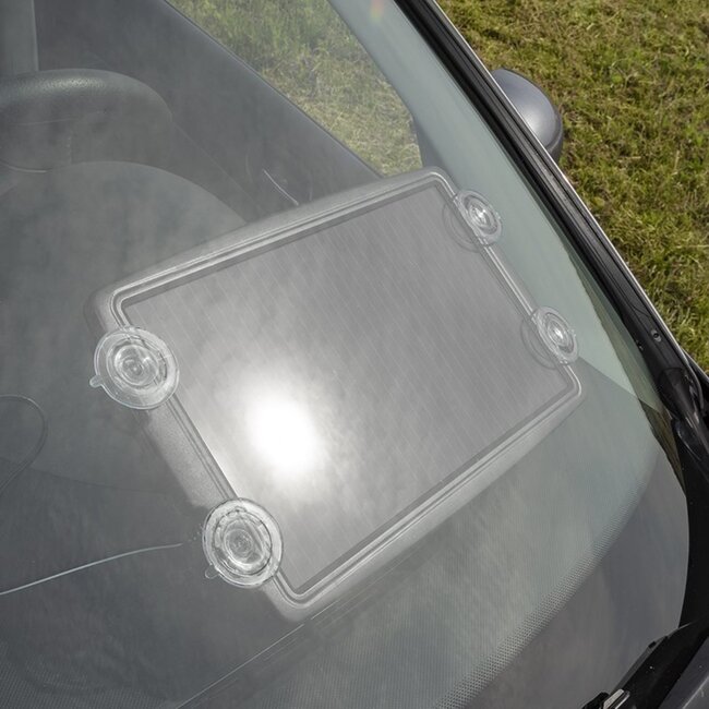 ProPlus Zonne-energie druppellader - 12V - 2,4W - UV-bestendig - Stootvast