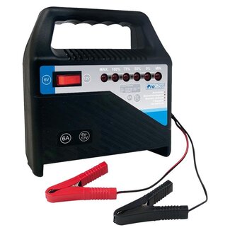 Pro Plus Acculader - 6 Volt & 12 Volt - 6 Ampère