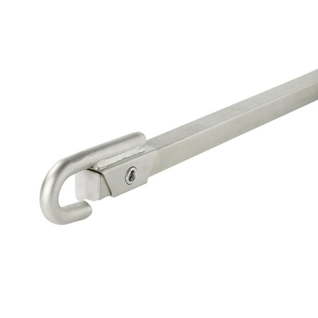 ProPlus Sleepstang set - 2 ton - 180 cm - zilver - opbreekbaar in drie delen