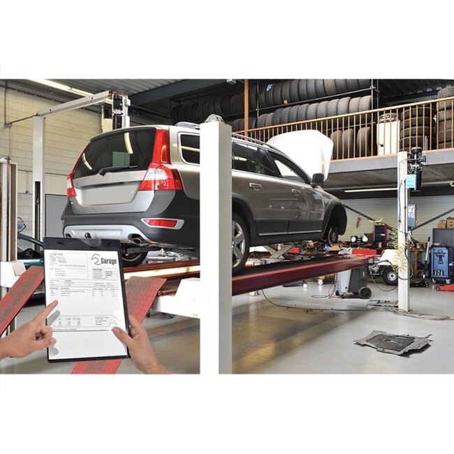 ProPlus Werkordermap met sleutelvak - A4 - Zwart - 10 stuks - Slijtvast kunststof