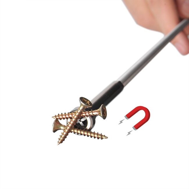 ProPlus Flexibele magnetische grijper met LED-verlichting - inclusief batterijen