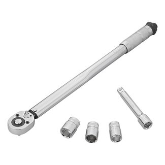 ProPlus Momentsleutel 1/2" - 40-210 Nm - Inclusief Doppen en Koffer