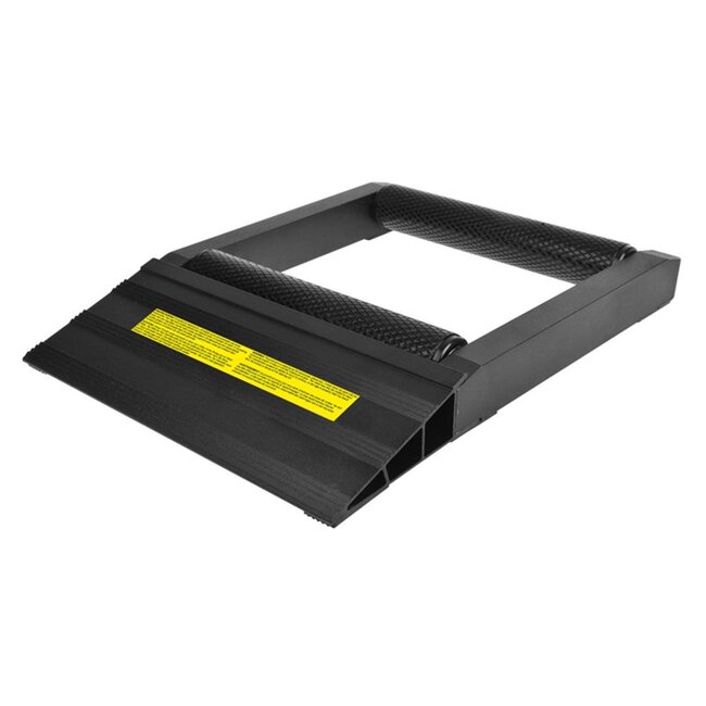 ProPlus Motorfiets wielroller - staal en nylon - zwart - 225 kg capaciteit