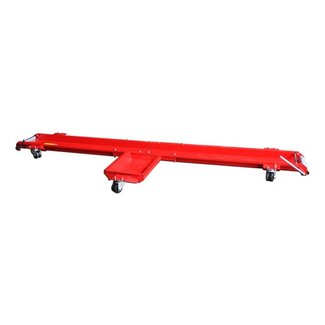 Pro Plus Motorfiets Rangeerhulp Dolly - 560 kilo - Rood