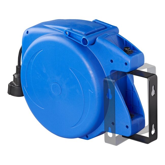 ProPlus Automatische kabelhaspel - 15 meter - 220V - stootvast - wand/plafond bevestiging