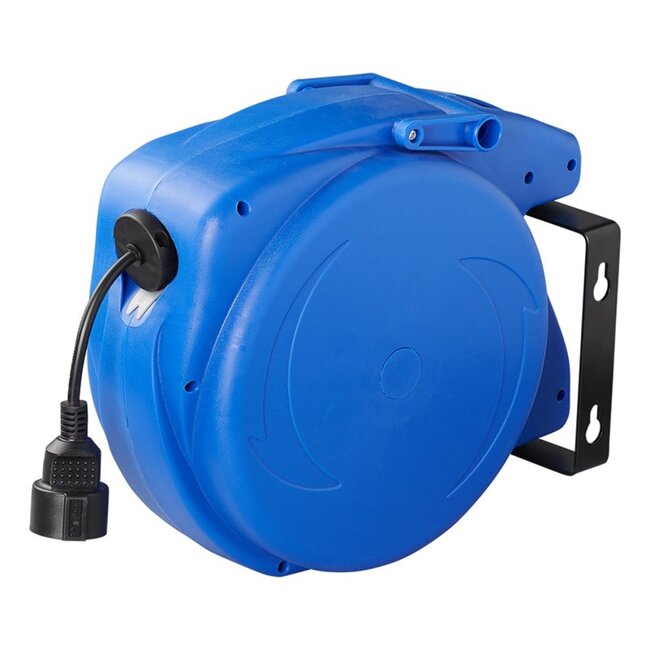 ProPlus Automatische kabelhaspel - 15 meter - 220V - stootvast - wand/plafond bevestiging