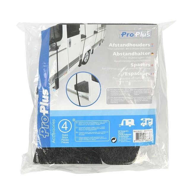 ProPlus Afstandhouders voor dakhoes caravan en camper - 4 stuks