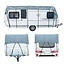 ProPlus Universele caravandakhoes - 5 x 3 meter - ademend en UV-gestabiliseerd - inclusief draagtas