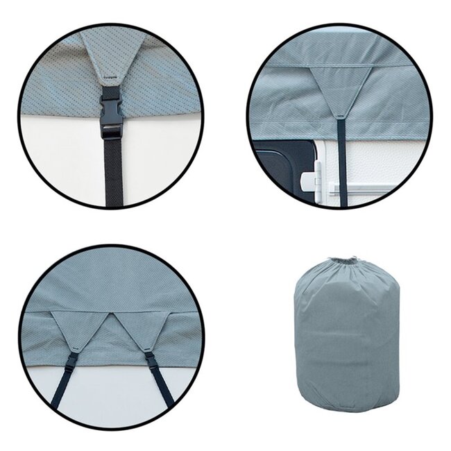 ProPlus Universele dakhoes - ademend - 5,5 x 3 meter - UV-gestabiliseerd - incl. draagtas