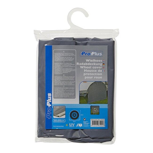 Pro Plus Wielhoes/Bandenhoes - 88 x 89 cm - t.b.v. Caravanwiel/ Camperwiel