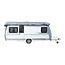 ProPlus Caravanhoes - 4-laags SFS-stof - Waterdicht en ademend - 427-518 cm - Grijs