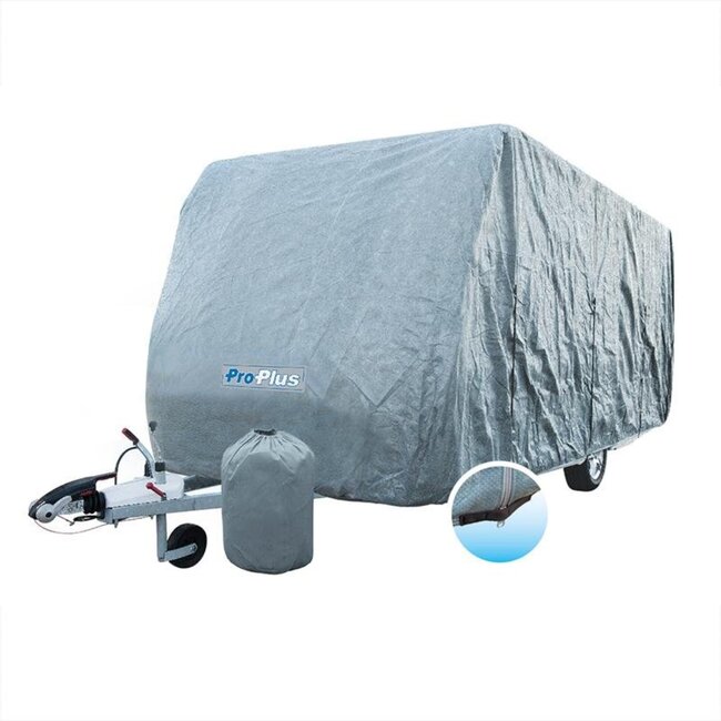 ProPlus Caravanhoes - 4-laags SFS-stof - Waterdicht - 518-579 cm - Winterbescherming