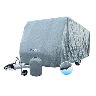 ProPlus Caravanhoes - 4-laags SFS-stof - Waterdicht en ademend - 579-640 cm - Winterbestendig