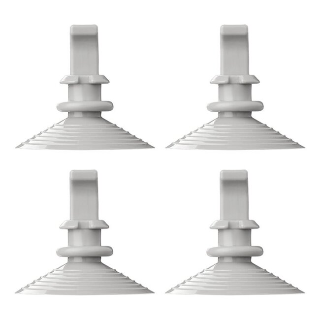 ProPlus Zuignapbevestiging voor raamisolatie - set van 4 stuks - sterke zuigkracht - eenvoudig te gebruiken