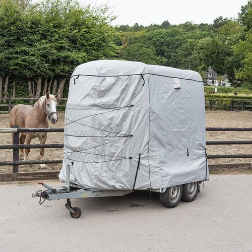 Pro Plus Hoes voor Paardentrailer - 370 x 250/190 x 210 cm - Polyester Oxford 300D Pro Plus Hoes voor Paardentrailer - 370 x 250/190 x 210 cm - Polyester Oxford 300D