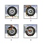 ProPlus Sneeuwkettingen - Ø 9 mm - Handmatige spanner - 2 stuks - Zilver - Staal