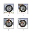 ProPlus Sneeuwkettingen - Ø 16 mm - Handmatige spanner - 2 stuks - Zilver - Staal