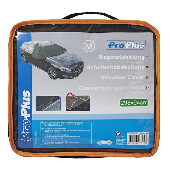 ProPlus Raamafdekking met magneten - Bescherming tegen vorst en hitte - 298 x 94 cm
