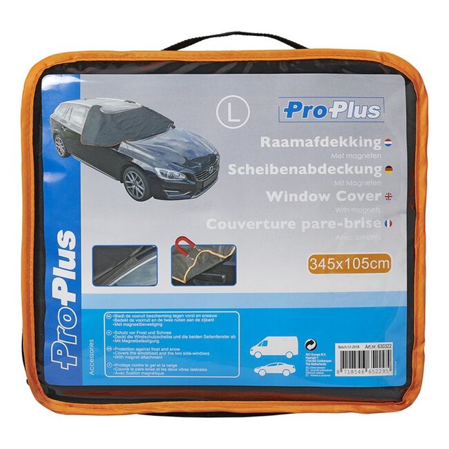 ProPlus Raamafdekking met magneten - Bescherming tegen vorst en hitte - 345 x 105 cm