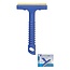 Pro Plus IJskrabber met Messing Blad - 17 cm - Blauw