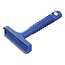 ProPlus IJskrabber met messing blad - 17 cm - Blauw - Rubberen trekker
