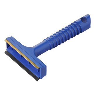 Pro Plus IJskrabber met Messing Blad - 17 cm - Blauw