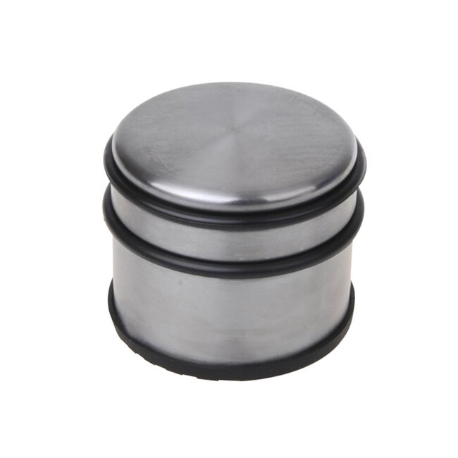 ProPlus Robuuste deurstopper - RVS - Ø 90 mm - 1.1 kg - Antislip