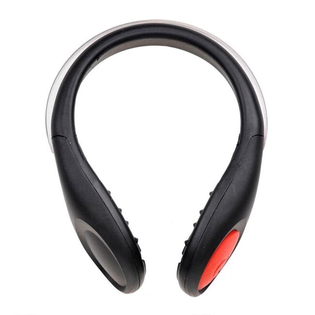 ProPlus LED schoenclip - rood - 2 stuks - verhoogde zichtbaarheid - weersbestendig