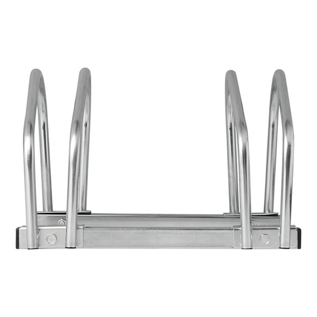 ProPlus Fietsenrek voor 2 fietsen - vloer- en wandmontage - hoogwaardig staal - ruimtebesparend