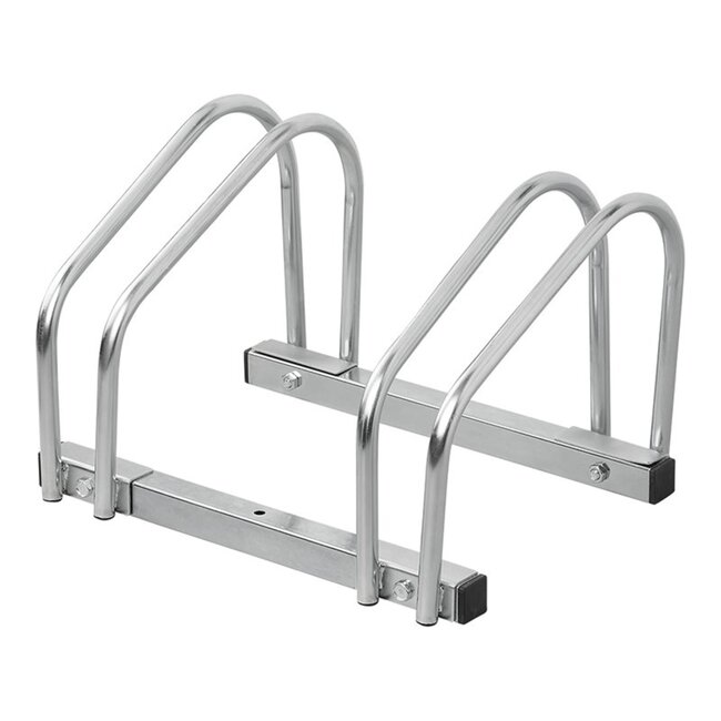 ProPlus Fietsenrek voor 2 fietsen - vloer- en wandmontage - hoogwaardig staal - ruimtebesparend