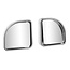 ProPlus Dodehoekspiegel set - 50x50 mm - Chroom - Breedhoek zicht - Set van 2