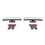 ProPlus Rechthoekige dodehoekspiegels - breedhoek zicht - 36 x 95 mm - set van 2