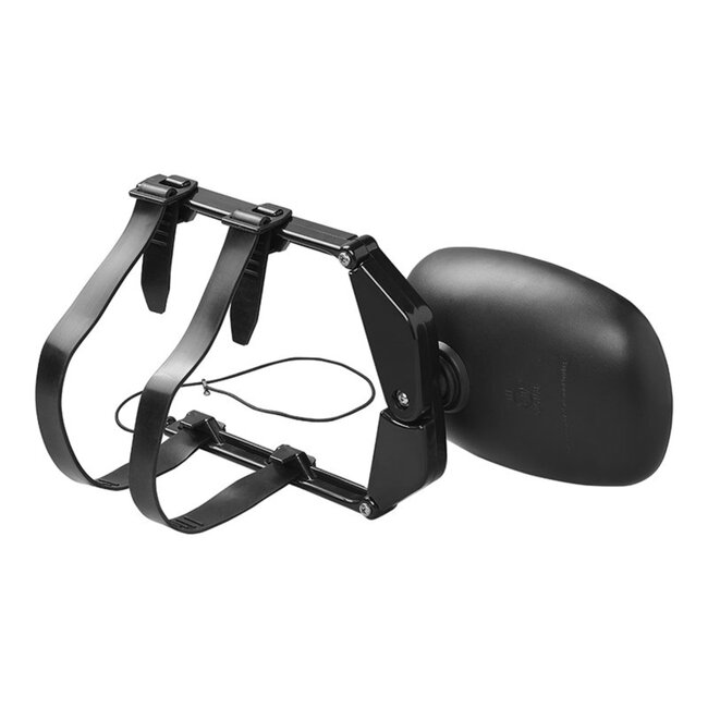 ProPlus Universele caravanspiegel - elastische banden - zwart - 1 stuk