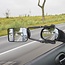 ProPlus Universele caravanspiegel - geïntegreerde dodehoekspiegel - elastische bevestiging - 23 cm - zwart