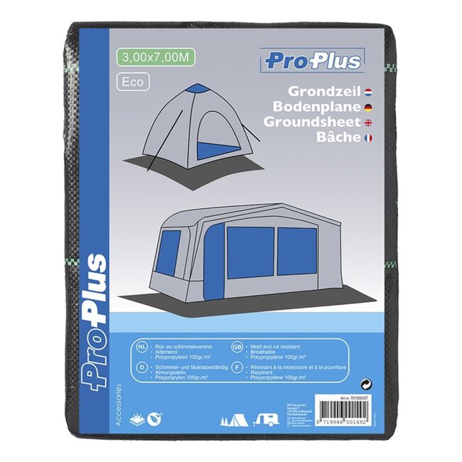 ProPlus Grondzeil ECO - Rot- en schimmelwerend - Ademend - 3 x 7 meter