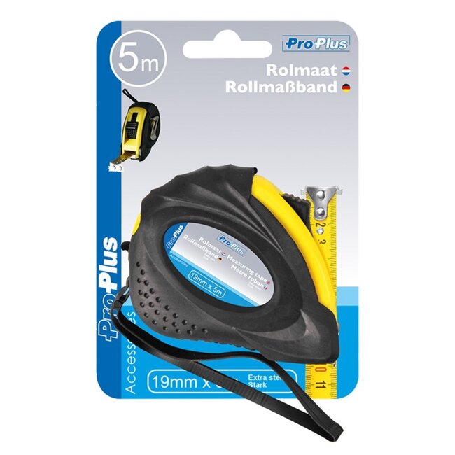 ProPlus Rolmaat 19 mm x 5 m - Extra Sterk & Flexibele Top