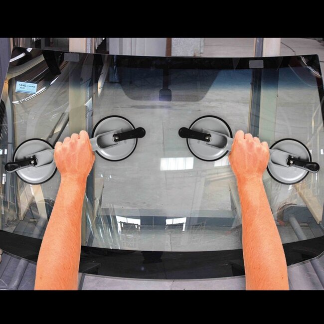 ProPlus Vacuümheffer - Aluminium - 2 zuignappen - Max. 100 kg