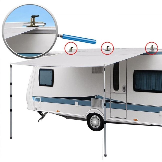 ProPlus Zuignapbevestiging - Metaal - Ø 5,5 cm - Belastbaar tot 10 kg