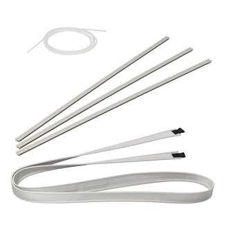 ProPlus Verbindingsset voor bustent - 7 naar 5 mm - 5-delig - Inclusief peesband