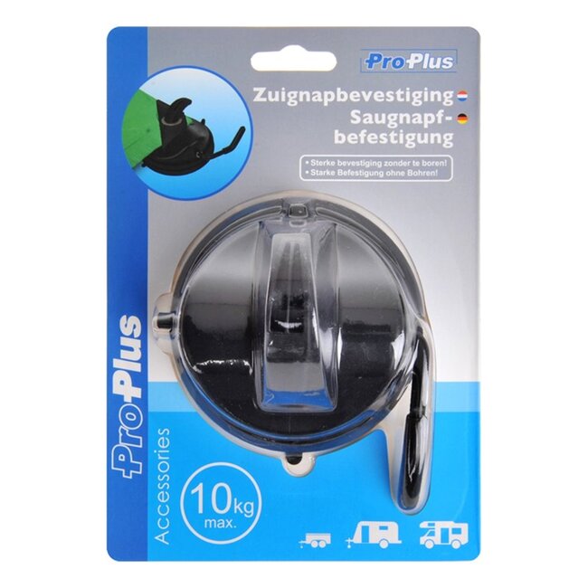ProPlus Zuignapbevestiging - Ø 10 cm - Schroefloze montage - Max. 10 kg